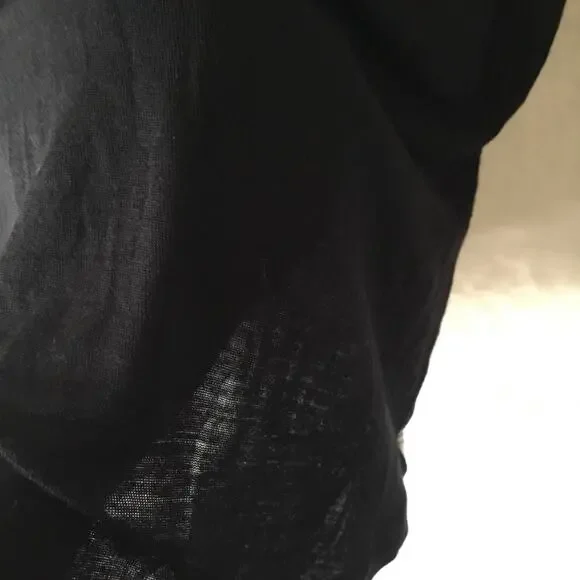 Kensie Black and White Abstract Print Top - Picture 13 of 16